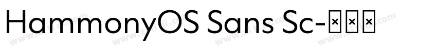 HammonyOS Sans Sc字体转换